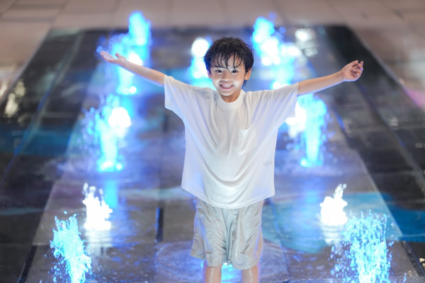 西沙GO PARK「萌寵動感夏運會」全新光影噴泉登場（相片由相關機構提供）