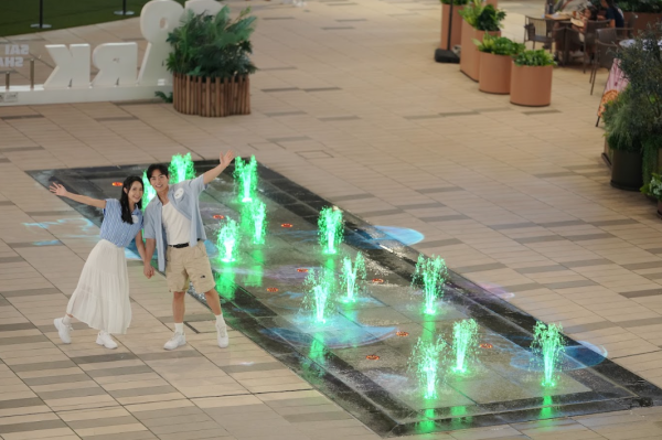 西沙GO PARK「萌寵動感夏運會」全新光影噴泉登場（相片由相關機構提供）