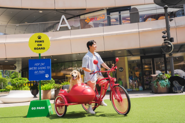 西沙GO PARK「GO Paw-Athlon」萌寵三項鐵人打卡賽︰型格破風車隊（相片由相關機構提供）