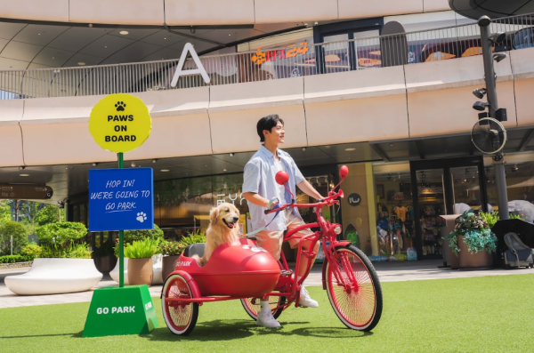 西沙GO PARK「GO Paw-Athlon」萌寵三項鐵人打卡賽︰型格破風車隊（相片由相關機構提供）