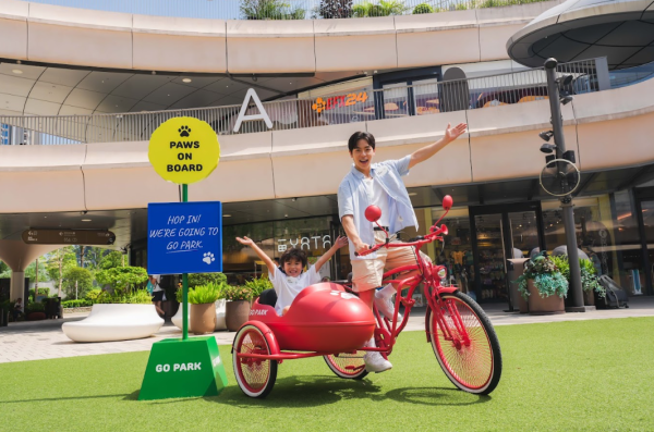 西沙GO PARK「GO Paw-Athlon」萌寵三項鐵人打卡賽︰型格破風車隊（相片由相關機構提供）