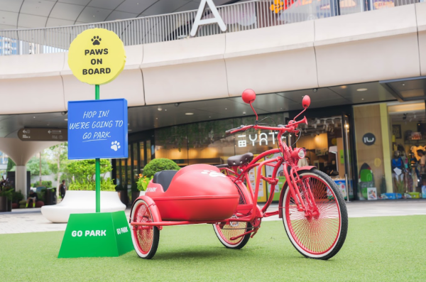 西沙GO PARK「GO Paw-Athlon」萌寵三項鐵人打卡賽︰型格破風車隊（相片由相關機構提供）