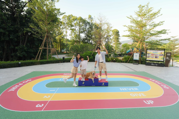 西沙GO PARK「GO Paw-Athlon」萌寵三項鐵人打卡賽︰彩虹閃電跑道（相片由相關機構提供）