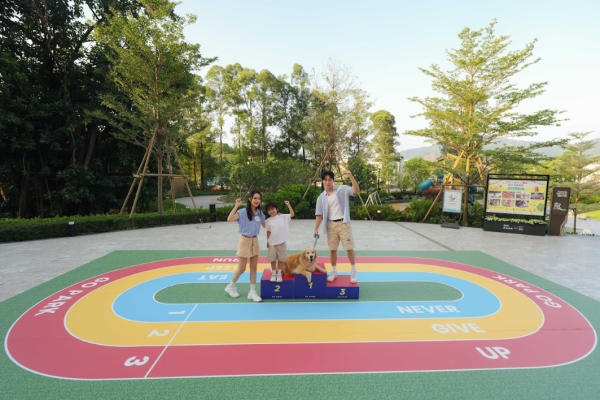 西沙GO PARK「GO Paw-Athlon」萌寵三項鐵人打卡賽︰彩虹閃電跑道（相片由相關機構提供）