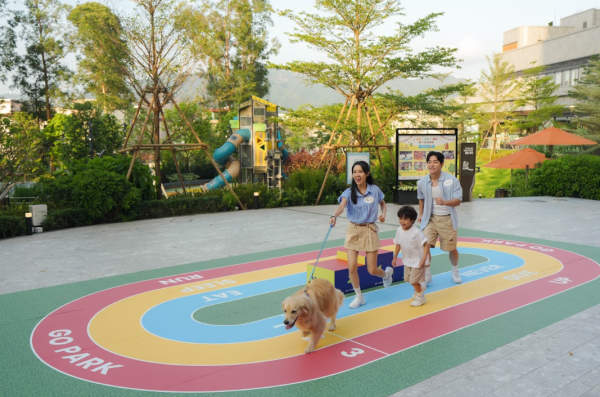 西沙GO PARK「GO Paw-Athlon」萌寵三項鐵人打卡賽︰彩虹閃電跑道（相片由相關機構提供）