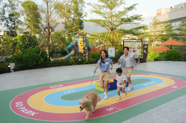 西沙GO PARK「GO Paw-Athlon」萌寵三項鐵人打卡賽︰彩虹閃電跑道（相片由相關機構提供）