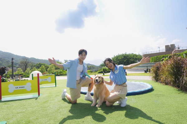 西沙GO PARK「GO Paw-Athlon」萌寵三項鐵人打卡賽︰萌寵激爽嬉水樂園（相片由相關機構提供）