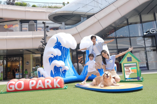 西沙GO PARK「GO Paw-Athlon」萌寵三項鐵人打卡賽︰極速衝浪巨星（相片由相關機構提供）