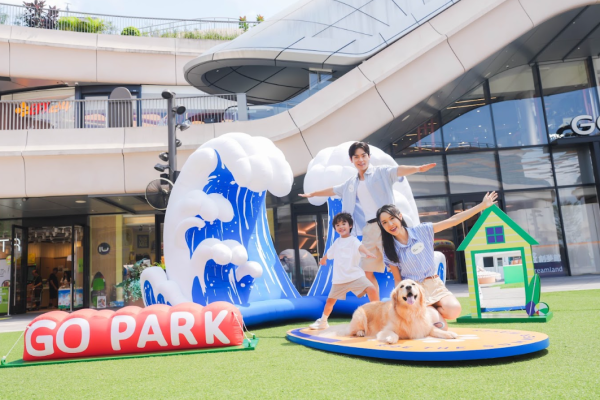 西沙GO PARK「GO Paw-Athlon」萌寵三項鐵人打卡賽︰極速衝浪巨星（相片由相關機構提供）