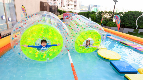 【暑假好去處】荃灣廣場「HYPER·KIDS水陸躍動挑戰站」！1,600呎水上樂園+充氣極限障礙賽（附換領詳情）
