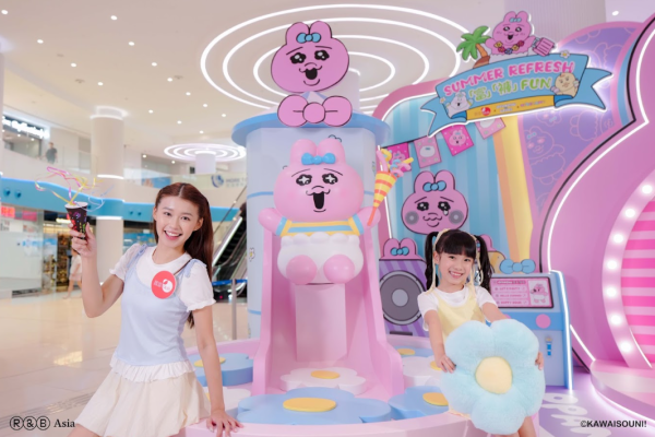 内裤兔及奶泡恰姆登陆置富Malls 免费影4大丑萌打卡点/+WOO嘉湖期间限定店周边
