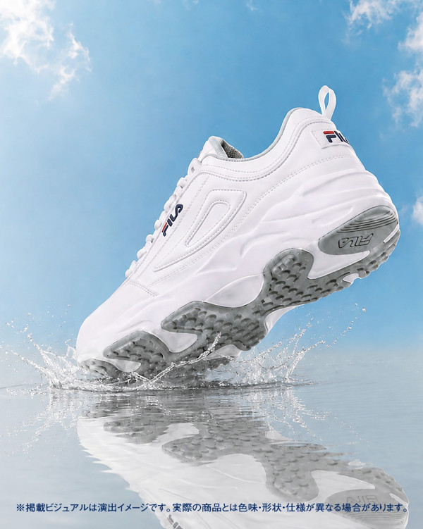 圖片來源:ABC-MART網站 下雨天必入手!FILA日本限定「Rainfree」防水鞋 4cm防水防滑/復古老爹鞋穿搭網民力推