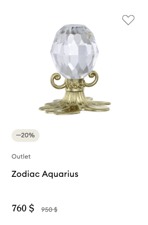 Swarovski Outlet專區低至半價！人氣水晶飾物/小擺設$138起！迪士尼款/水晶高跟鞋都有平