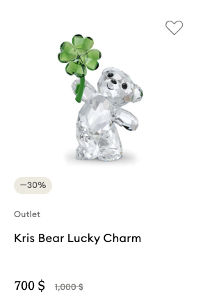 Swarovski Outlet專區低至半價！人氣水晶飾物/小擺設$138起！迪士尼款/水晶高跟鞋都有平