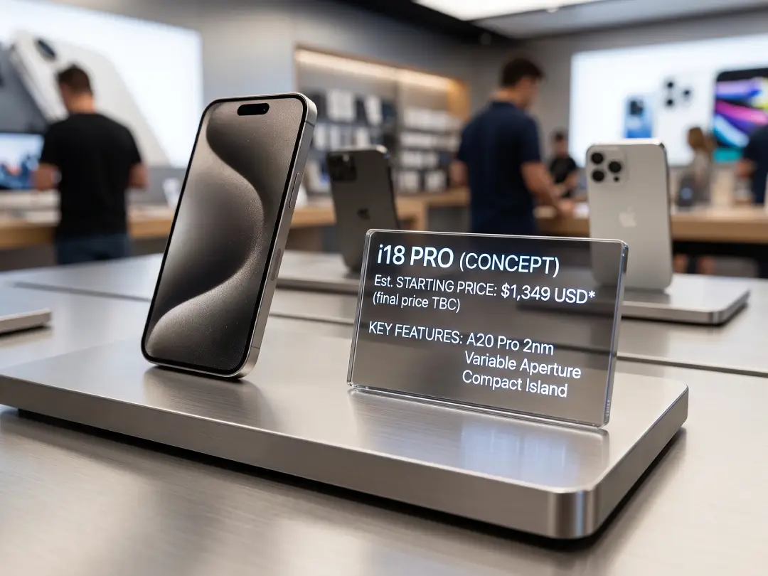 iPhone 18 Pro 或加價 $200 至 $300 美元！2nm A20 Pro、可變光圈成升級重點
