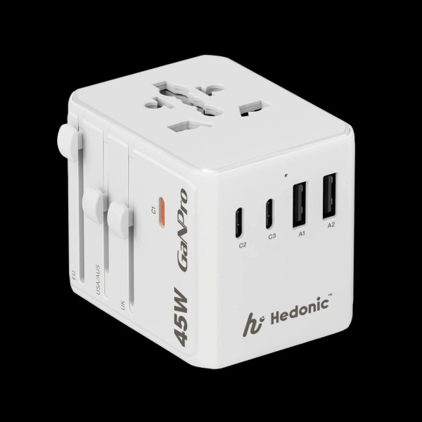 圖片來源:Hedonic官網 外遊充電神器!旅行變壓轉插8款推介8起 極速充電/200+國家通用/多款充電接口