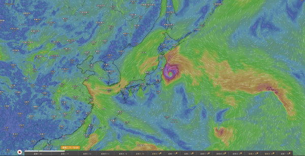 颱風「燦鴻」罕見逆行逼近日本! 料登陸關東及東北引發狂風暴雨 假期交通恐受阻