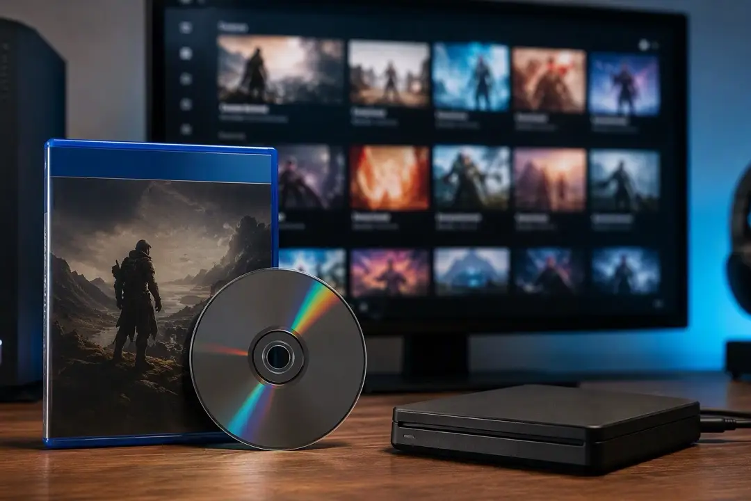 PS5 包裝驚現 2028 數碼化警示！新作或只限下載　實體收藏玩家關注遊戲所有權