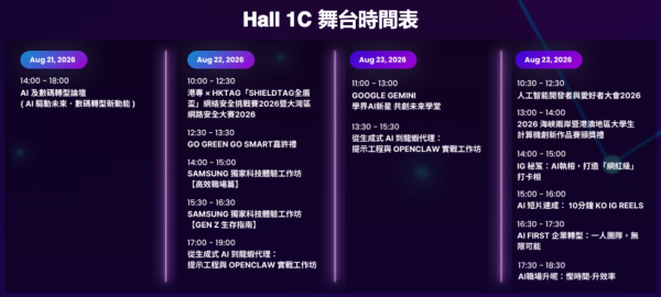電腦節2026工作坊/論壇（圖片來源︰香港電腦通訊節）