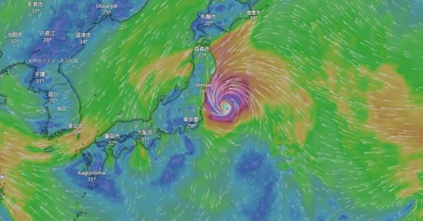 日本打風|罕見雙颱風夾擊撲日!南卡生成 昌鴻逆向登陸 料迎狂風豪雨