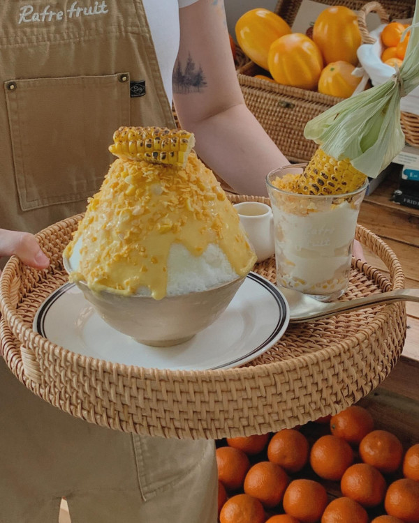 圖片來源:Instagram@rafre_fruit 夏日遊韓必食!首爾刨冰8大推介附地址 韓屋傳統紅豆/無花果麻糬/Sanrio可愛造型