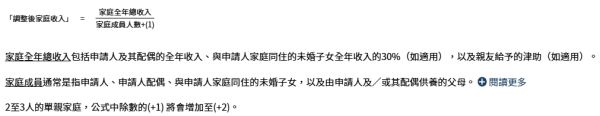 申請家庭須通過入息審查。（圖片來源︰學資處）