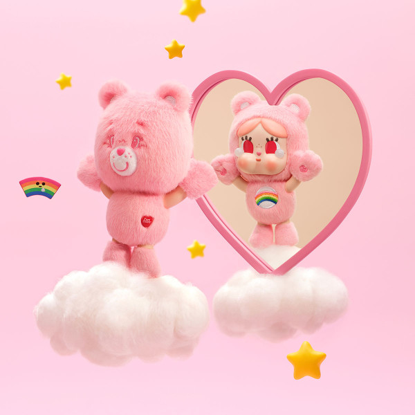 CRYBABY × Care Bears系列‑搪膠毛絨掛件盲盒