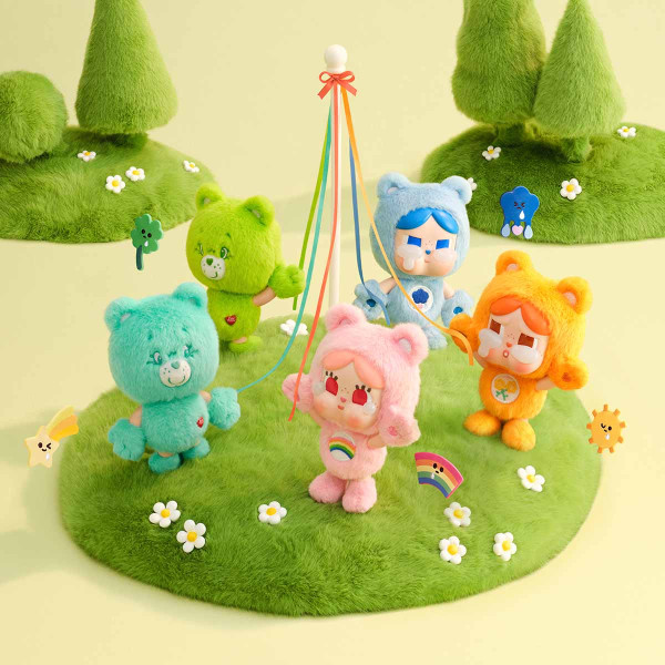 CRYBABY × Care Bears系列‑搪膠毛絨掛件盲盒