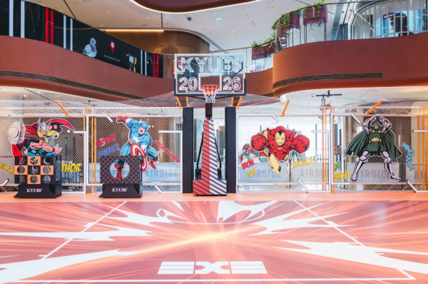 啟德AIRSIDE「KYUBI MARVEL 超級英雄街頭籃球賽及期間限定店」(相片由相關機構提供)