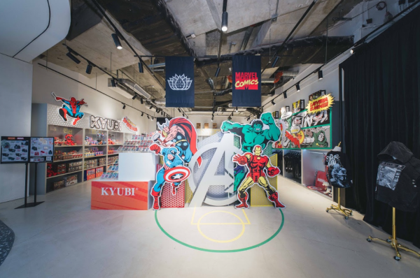 啟德AIRSIDE「KYUBI MARVEL 超級英雄街頭籃球賽及期間限定店」(相片由相關機構提供)