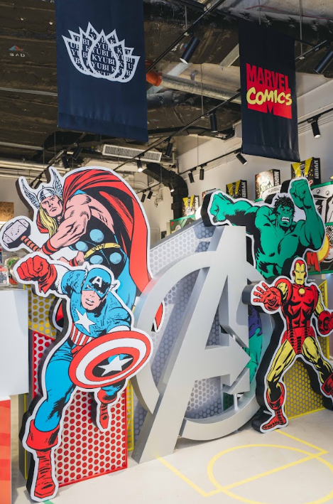 啟德AIRSIDE「KYUBI MARVEL 超級英雄街頭籃球賽及期間限定店」(相片由相關機構提供)
