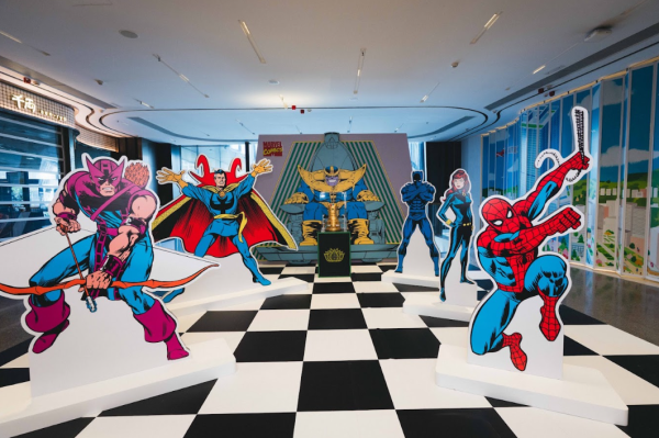 啟德AIRSIDE「KYUBI MARVEL 超級英雄街頭籃球賽及期間限定店」(相片由相關機構提供)