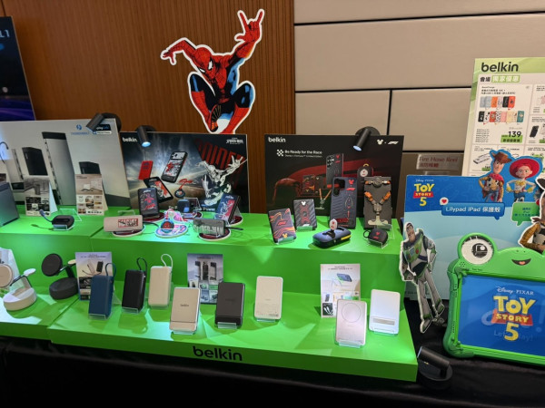 香港電腦通訊節 2026｜Belkin 高質行動電源 $119 起、Switch 2 配件有減 同場新品 Thunderbolt 5 擴展基座、Disney × F1 聯乘充電配件一覽