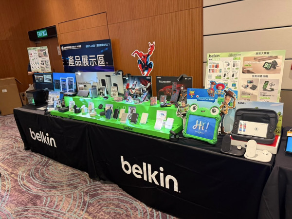 香港電腦通訊節 2026｜Belkin 高質行動電源 $119 起、Switch 2 配件有減 同場新品 Thunderbolt 5 擴展基座、Disney × F1 聯乘充電配件一覽