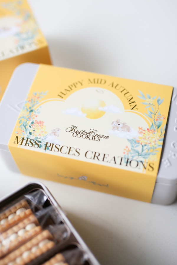 Miss Pisces Creations雙魚小姐中秋限定禮盒系列  杜拜朱古力麻糬／焦糖奶油夾心曲奇禮盒