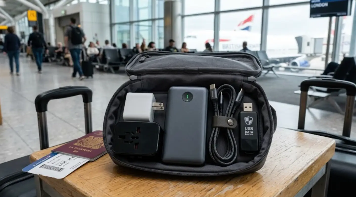 機場 USB 充電有風險？6 招防「Juice Jacking」　旅行充電唔怕資料外洩