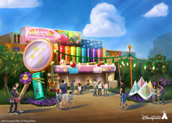 香港迪士尼公布 Pixar＋Marvel 擴建計劃！全新角色 Poppy 登場　蜘蛛俠新設施殺入明日世界