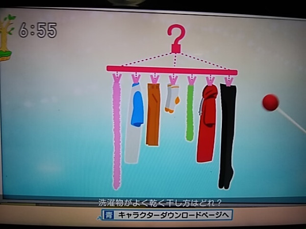 圖片來源:manryouy.exblog.jp 雨季曬衫難乾?日本節目教「最佳晾衫陣型」呢個擺法比均勻掛更快乾?