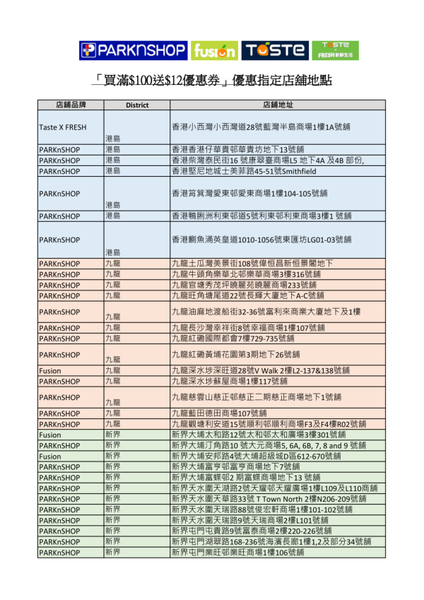 百佳优惠