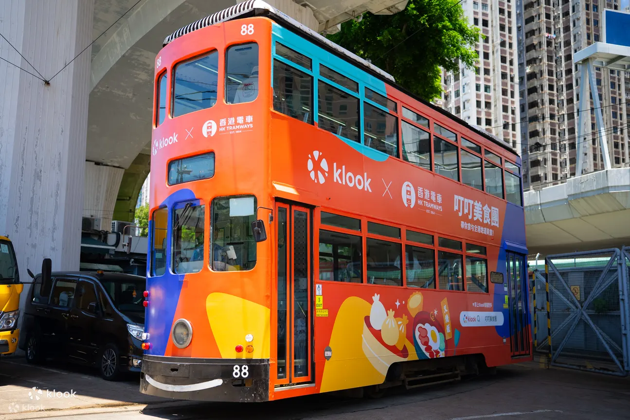 Klook聯乘香港電車推出全港首個「叮叮美食團」。(圖片來源︰Klook)