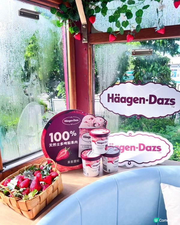 Häagen-Dazs“匠心浓郁体验列车”及“匠心浓郁体验巴士”(图片来源︳UCommunity)