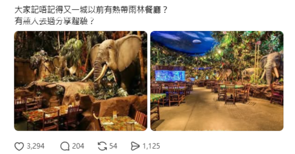 集體回憶｜又一城熱帶雨林餐廳惹懷念！網民數6大經典 亞洲唯一分店坐落日本