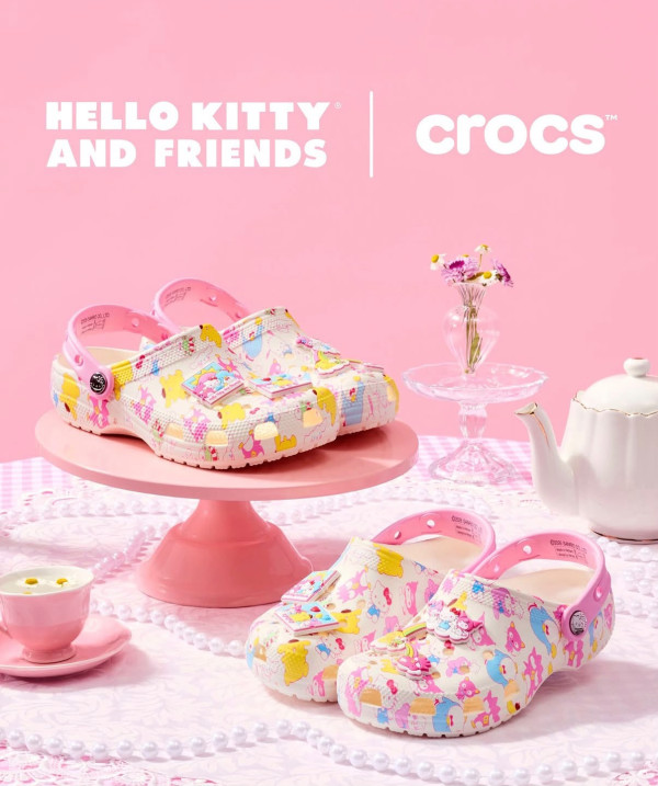雨季外遊必備！Crocs3大防水速乾鞋款推介：厚底增高兼防臭/Hello Kitty聯乘系列/經典芭蕾風平底鞋 