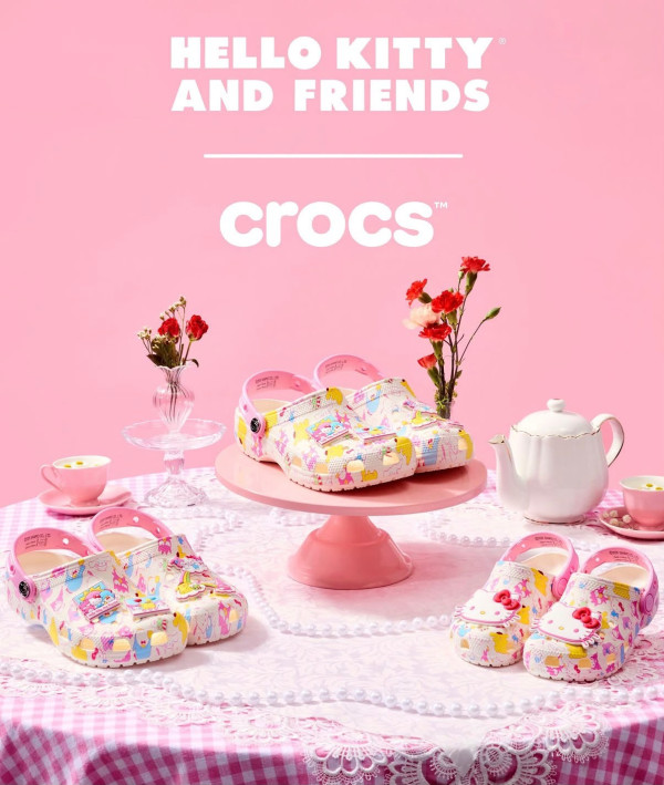 雨季外遊必備！Crocs3大防水速乾鞋款推介：厚底增高兼防臭/Hello Kitty聯乘系列/經典芭蕾風平底鞋 