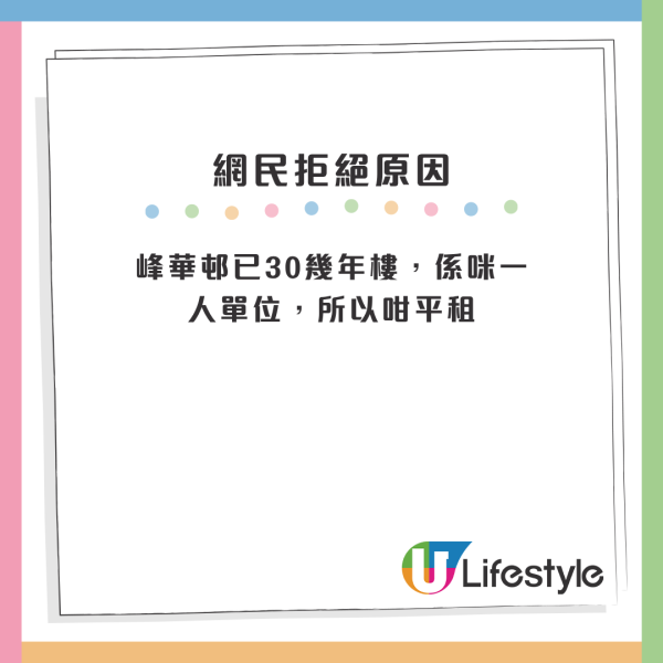 公屋租金｜柴灣一人單位月租連差餉$893！網民驚呼「咁平有古怪」！過來人列3大拒絕原因：第三派算啦