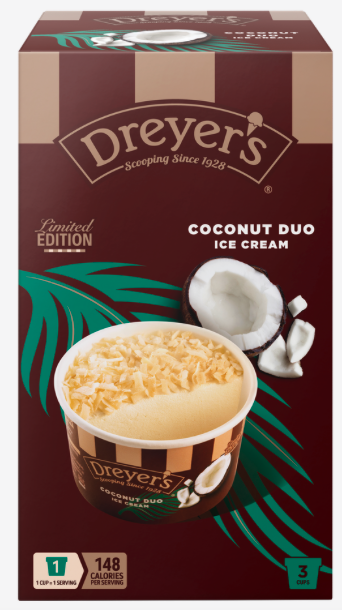 Dreyer's推全新雪糕杯口味！意大利芝士蛋糕風味/椰香厚奶口味/各大零售點有售