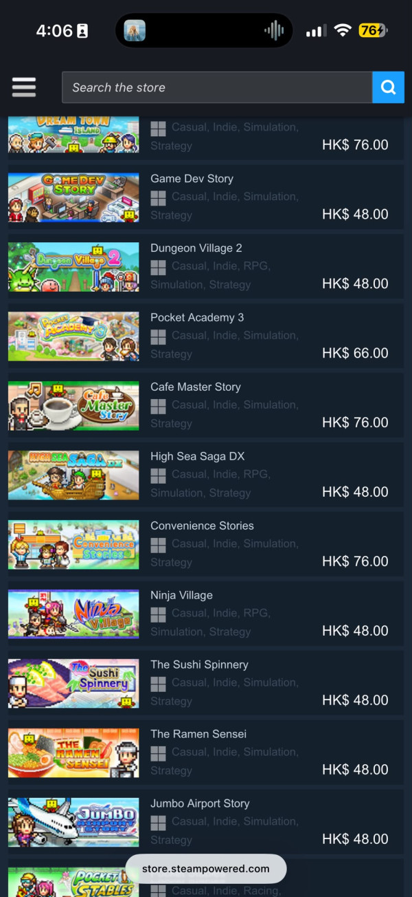 開羅遊戲成立30周年Steam大劈價 62款像素經營遊戲低至2折 骨灰玩家必入組合包