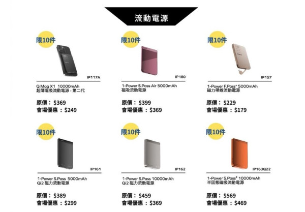 電腦節 2026｜Momax 4 款流動電源優惠價低至 $109 + 其他限量筍貨合集
