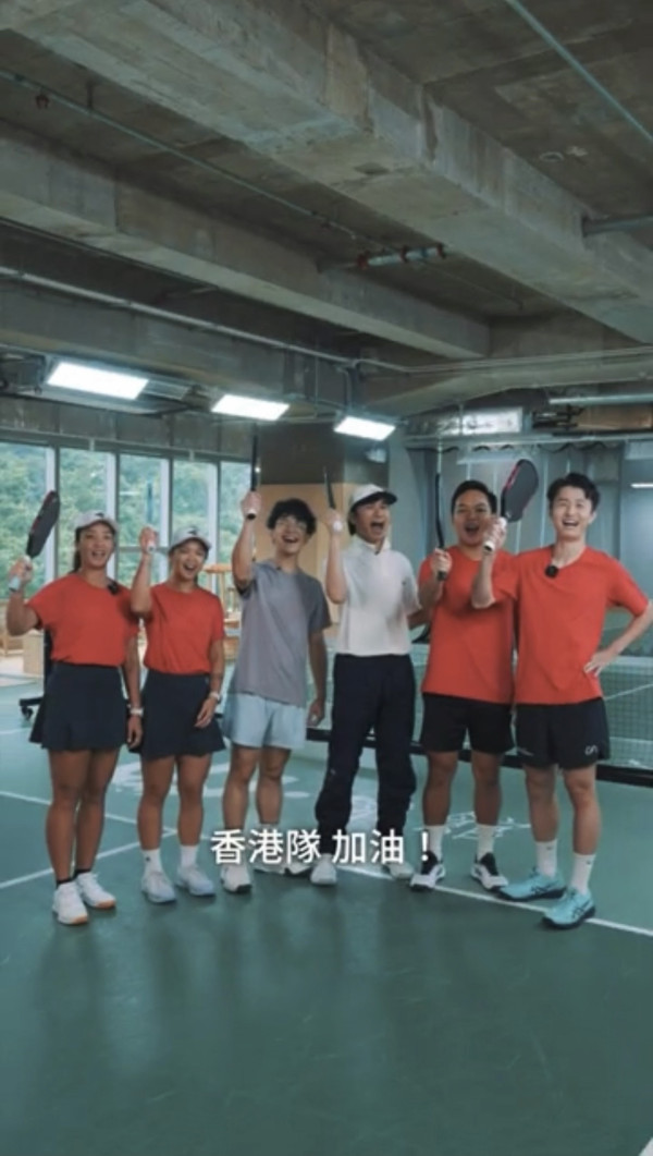 古巨基秘密練兵幾個月挑戰匹克球港隊！攜程人富組十個打兩個仍遭11:7輕取