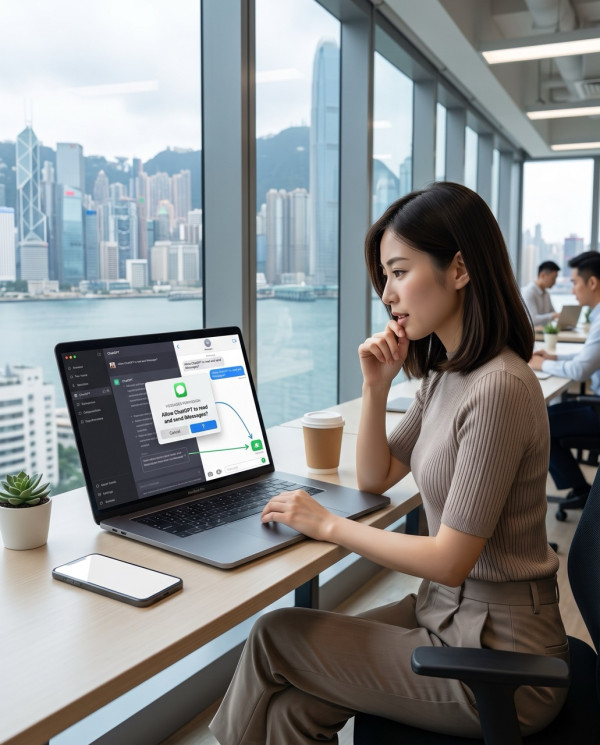 ChatGPT Mac 版可幫你覆 iMessage？新插件識讀 SMS、RCS、草擬回覆　但必須注意 1 件事